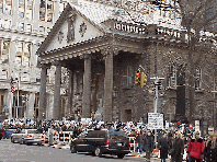 Center right picture is St. Paul's Chapel on Broadway.  This Trinity Parish was built in 1766 and it's New York's oldest church.  Amazingly it was at the foot of the World Trade Towers and survived. It has served as a place to feed and shelter workers.