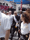 Top right photo you see Mayor Giuliani as seen in a parade.  We wish him the best of luck in his new life. We thank him so much for all of his hard work for the people and the city of New York.