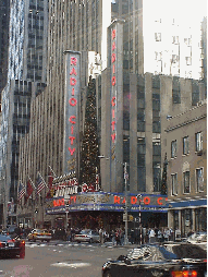 Top right picture you see Radio City Music Hall on 6th Avenue.  This is close to Rockefeller Center and many famous office buildings.