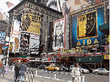 Bottom right picture you see Times Square and Elton John's Broadway hit, Aida. It doesn't get any better than Broadway!