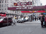 Don't worry about getting a quick bite of food on the run either.  Center right picture you see Fifth Avenue across the street from the Empire State Building. Of course if fast food isn't on your agenda you'll find plenty of nice restaurants around too.