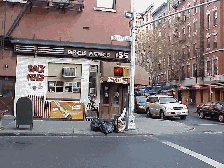 Center right picture you see Bleecker Street and the Back Fence nightclub.  Bleecker Street is where most of the famous clubs are located.