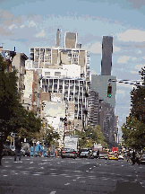 Top right picture you see First Avenue on the East Side.  In the far distance you see Trump World Tower which is the tallest and most expensive residential building in the world (that's one of the expensive areas near the UN).