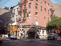 Bottom right picture you see the Back Fence on the corner of Bleecker Street.  To the left of the Back Fence is Kenny's Castaways.  Both of these clubs are rock and roll institutions.