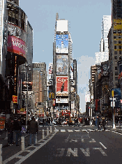 Top right picture you see Broadway and Times Square where the famous Coke sign has grabbed attention for many years now.