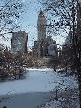 Snow is a beautiful sight everywhere but it's especially pretty when you see it in NYC's Central Park. Center right picture you see an icy look through Central Park at the buildings of the East Side on Fifth Avenue.