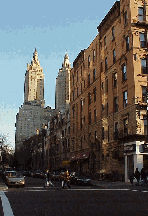 Bottom right picture you see some of the homes of the Upper West Side as seen from Columbus Avenue. The tall buildings in the distance overlook Central Park.