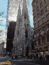 Top right photo you see St. Patrick's Cathedral. If you really get it right today, a wedding might be in your future.