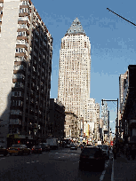 Top right photo you see the Worldwide Plaza on Ninth Avenue near Restaurant Row.