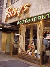 Center right picture you see Patsy's Restaurant which has been attracting and serving famous stars since 1944.  Native New Yorker and superstar Al Pacino loves to dine at Patsy's. The walls of Patsy's are covered with autographed pictures of movie stars.