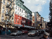 All of this exercise will really work up a big appetite.  No problem!  Bottom right picture you see New York City's Little Italy.  This is a great place to stop for lunch.  Every street is lined with fabulous Italian Restaurants and the prices are great!