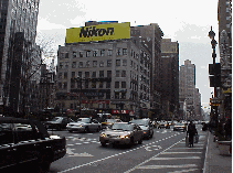 Center right picture you see Greeley Square near Macy's Department store.  If you're looking for great shopping, Macy's is the biggest department store in the world.