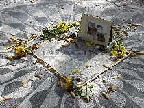 Bottom right picture you see Strawberry Fields and the Imagine Memorial to John Lennon in Central Park.  Everyday they clean the memorial off and everyday it is filled with pictures, flowers and plenty of visitors.