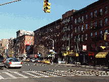 Center right photo you see First Avenue in the East Village.