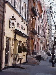 Top right photo you see Babbo Restaurant on Waverly Place.  This is the TV chef Mario Batali's restaurant steps away from Washington Square Park.