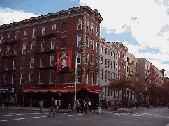 Bottom right picture was taken on First Avenue in the East Village.  This is where you'll find great Polish, Jewish and Indian food.  You'll love shopping in the funky little stores.  If you're into retro clothes, this is the place to shop.