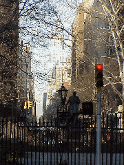 Top right picture you see the center of Gramercy Park.  The Chrysler Building can be seen in the far distance.