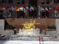 Bottom right picture you see Rockefeller Center.  Of course, you'll be making a visit to this famous plaza.  Across the street is Fifth Avenue and all of the great shopping.