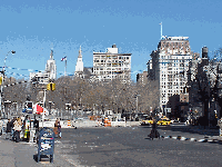 Bottom right picture you see Union Square Park.  There's lots of shopping in this area including an outdoor farmers market.