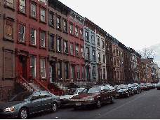 Center right photo you see beautiful row houses in Harlem. In recent years Harlem has been enjoying a rebirth.  This area has some of the most beautiful old homes in NYC.