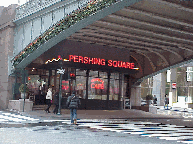 Center right picture you see Pershing Square which is located under Park Avenue on 42nd Street.  Manhattan is a small island, we take advantage of every inch.