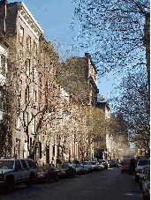 Bottom right picture you see Waverly Place which runs besides Washington Square Park. In the far distance you see the Washington Square Hotel.  Bob Dylan lived here and performed in Washington Square Park for money.  As we all know it worked out for Bob.