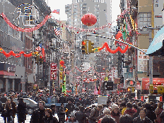 Center right picture you see Mott Street in Chinatown.  Chinatown is like visiting another country.  It's always busy and it's always fun.