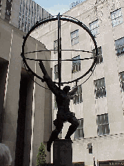 Center right picture you see the statue of Atlas which is right across the street from St. Patrick's Cathedral.  More on this statue on the next page.