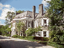 Bottom right picture you see Wave Hill, located in the Bronx.  This 28 acre estate overlooks the Hudson River. Famous people such as Mark Twain have lived in this gorgeous estate.  You'll find gardens, greenhouses and a caf where you can dine.