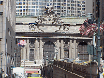 Center right photo you see a more distant shot of Grand Central Station on 42nd Street. The Chrysler Building is located only steps away from this famous landmark.