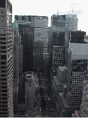 Top right picture you see Park Avenue and the Helmsley Building; in the distance you see the Met Life Building.  Sights like these can only be seen in New York.