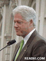 Top right picture you see former President Bill Clinton.  This picture was taken while Mr. Clinton was giving a speech at City Hall for the opening of the Tribeca Film Festival.  New York City attracts some of the most influential people in the world.