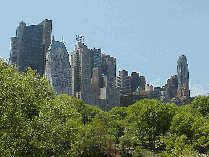 Bottom right picture you see the skyline of the city as seen from Central Park.