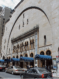 Top right picture you see the City Center Theater at 131 West 55th Street. Before the Lincoln Center this was the home of the City Ballet.  See wonderful dance companies such as the Paul Taylor Dance Company and the Alvin Ailey American Dance Theater.