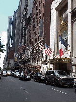 Top right picture you see the Algonquin Hotel at 59 West 44th street.  The Algonquin Hotel is beautiful and popular because you are so close to Times Square and the businesses of Midtown.