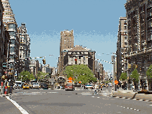 Some of the biggest changes are happening at the subway station on 72nd Street.  Bottom right picture you see the intersection of Broadway and Columbus Avenue in the distance. The subway station is in the center (more about this on the next page).