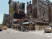 Center right picture you see the 72nd Street subway station.  This tiny station has been a fixture for many years but the platform is much too small for the rush hour traffic.