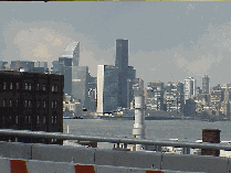 Center right picture you see the Citicorp Building as seen from the Williamsburg  Bridge.  That's the new Trump World Tower to the right.