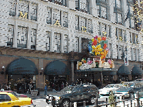 Some of the famous buildings aren't tall but they're huge. Bottom right picture you see Macy's Department Store which takes up a whole block at 151 West 34th Street and Herald Square.