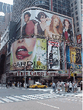 Center right picture you see the corner of Broadway and the Doubletree Guest Suites Hotel.  Don't forget to book your discount NYC hotel reservations on Readio.