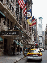 Top right photo you see the Algonquin Hotel on East 44th Street.  The Algonquin Hotel is one of NYC's most famous hotels.  The location just couldn't be better.  You're right in midtown and a few blocks from Times Square.