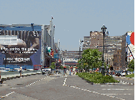 Center right picture you see the Chelsea Piers which is a huge sporting complex on the Hudson River (left in the photo).  Across the Joe DiMaggio highway is the old meat packing district with the warehouses that are now home to art galleries.