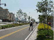 If you are the athletic type or just enjoy pretty views, then Chelsea is a great place for you.  Top right photo you see the esplanade on the Hudson River Park at Chelsea. You can walk, skate, bike or jog all the way downtown to Battery Park.