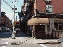 When you walk down Bleecker Street you'll pass one club after another.  Top right picture you see the Back Fence on Bleecker Street.