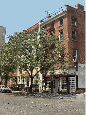 Center right picture:  Walk over to the West Village and you'll see the cobblestone streets which are lined with shops and stores.  Here you'll find great shopping for clothes, jewelry, furniture and art.