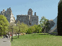 Center right picture you see the pretty view taken beside the Metropolitan Museum of Art. In the skyline you see the buildings on Fifth Avenue and to the right are the windows of the Egyptian Wing of the Met Museum. This is such a pretty place to be.