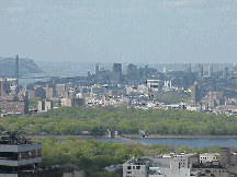 Bottom right picture was also taken from a rooftop near 53rd Street in midtown.  This picture zooms in on the Palisades.  If you drive along the Palisades Interstate Parkway you will get great views of Yonkers, the Bronx and Manhattan.