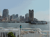 Bottom right picture was taken from Pier 40 on the Hudson River.  Whatever you do, get out on a pier or take a cruise.  The skyline of NYC is so pretty.