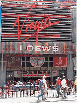 Top right picture you see the Virgin Mega Store and the Loews State Theatre in Times Square.  You are sure to find something here that will turn you on.