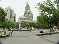 Washington Square Park in Greenwich Village